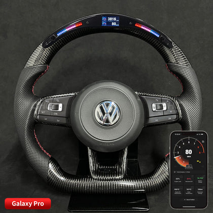 LED Steering Wheel for Volkswagen Golf R32 GTI MK5 Jetta Hampton Tuning