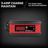 SP1297 Fully Automatic Battery Charger, Maintainer, and Auto Desulfator - 3 Amp, 12V - for Cars, Motorcycles, Lawn Tractors, Power Sports, Marine Batteries Hampton Tuning