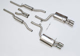 Milltek Sport Cat-Back Exhaust — 2004-2009 Audi S4 B7 Avant 4.2 V Hampton Tuning