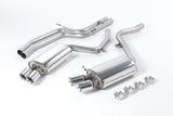 Milltek Sport Cat-Back Exhaust — 2007-2011 Audi S5 B8 4.2 V Hampton Tuning