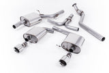 Milltek Sport Cat-Back Exhaust — 2008-2012 Audi A5 Cabriolet 2.0 TFSI Hampton Tuning