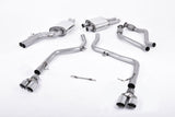 Milltek Sport Cat-Back Exhaust — 2009-2011 Audi S5 B8 Cabriolet 3.0 TFSI Hampton Tuning