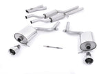 Milltek Sport Cat-Back Exhaust — 2003-2005 Audi S4 B6 Avant 4.2 V Hampton Tuning