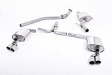 Milltek Sport Cat-Back Exhaust — 2008-2011 Audi A4 B8 Avant 2.0 TFSI Hampton Tuning