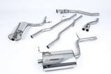 Milltek Sport Cat-Back Exhaust — 2005-2008 Audi A4 B7 2.0 TFSI Hampton Tuning