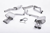 Milltek Sport Cat-Back Exhaust — 2012-2016 Audi S4 B8.5 Hampton Tuning