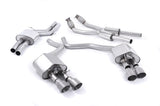Milltek Sport Cat-Back Exhaust — 2012-2018 Audi S6 C7 4.0 TFSI Hampton Tuning