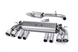Milltek Sport Cat-Back Exhaust — 2013-2018 Audi S3 8V.2 Saloon 2.0 TFSI (Non-GPF) Hampton Tuning