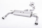 Milltek Sport Cat-Back Exhaust — 2014-2020 Audi A3 8V Sedan 2.0 TFSI Hampton Tuning