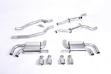 Milltek Sport Cat-Back Exhaust — 2010-2014 Porsche Cayenne Hampton Tuning