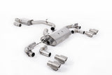 Milltek Sport Cat-Back Exhaust — 2017-2021 VW Golf Mk7.5 2.0 TSI (Non-GPF, 80mm) Hampton Tuning
