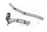 Milltek Sport Downpipe with Hi-Flow Cat — 2022-2022 Audi S3 8Y Saloon 2.0TFSI (Non-GPF) Hampton Tuning