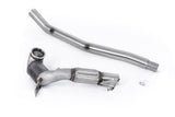 Milltek Sport Downpipe with Hi-Flow Cat — 2022-2022 Audi S3 8Y Saloon 2.0TFSI (Non-GPF) Hampton Tuning