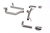 Milltek Sport Cat-Back Exhaust — 2021+ VW Golf Mk8 245PS (Non-GPF) Hampton Tuning