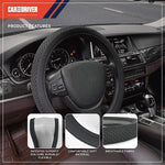 Steering Wheel Cover for Eco Friendly EVA Material，14.5" - 15.5"， Universal Sports Style Steering Wheel Covers for Cars Trucks Vans SUV Accessories，Black1 Hampton Tuning
