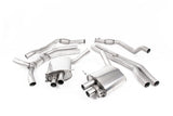Milltek Sport Cat-Back Exhaust — 2018-2018 Audi RS4 B9 Avant 2.9 V (Non-GPF) Hampton Tuning