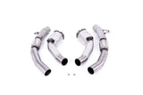 Milltek Sport Downpipe with Hi-Flow Cat — 2020-2020 Audi RS6 C8 4.0 V (Non-GPF) Hampton Tuning
