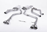 Milltek Sport Cat-Back Exhaust — 2011-2016 Audi S5 B8.5 Cabriolet 3.0 TFSI Hampton Tuning
