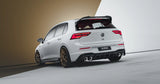 VW Golf R Mk8 EVO-1 Gloss Black Rear Diffuser Zaero Design USA