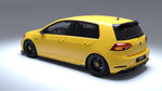 VW Golf GTI & Golf R Mk7 & Mk7.5 EVO-1 Gloss Black Side Skirts Zaero Design USA
